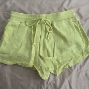 Forever 21 Light Yellow Ribbed Hoodie